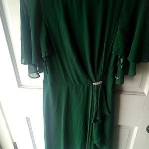 Mint Green Party Dress Ralph Lauren  Size 4 Black Lable